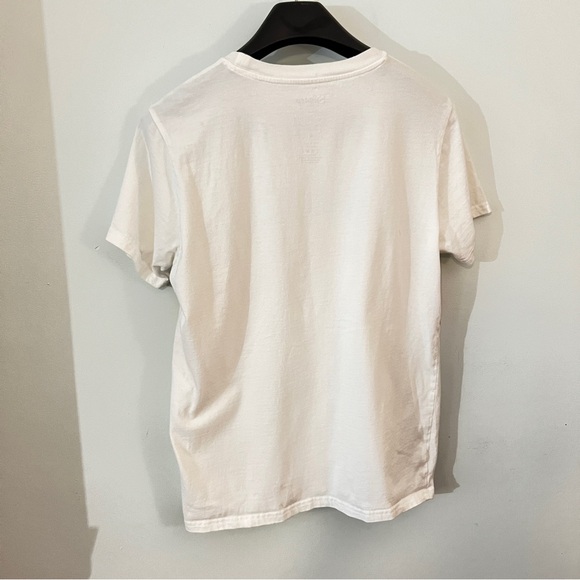 Disney Lilo & Stitch White Short Sleeve Tee with Rainbow Detail Across Chest - Picture 7 of 7